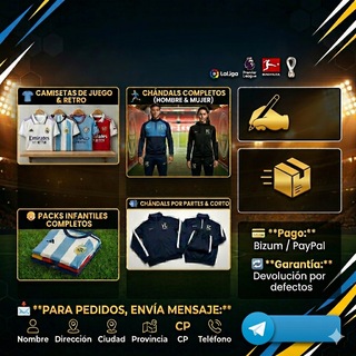 Telegram profile photo for Camisetas y Chandal de Fútbol