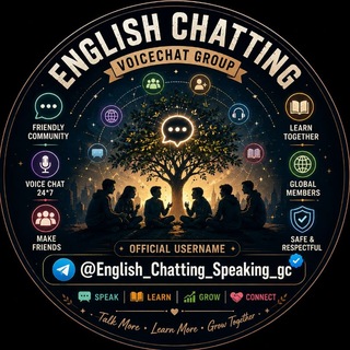 Telegram profile photo for English Chatting/VoiceChat Group