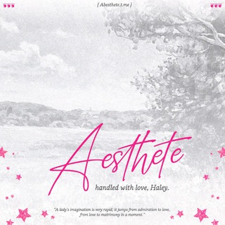 Telegram profile photo for Aesthete.