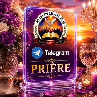 Telegram profile photo for " CANAL PRIÈRE"Perles en Christ Jésus édification