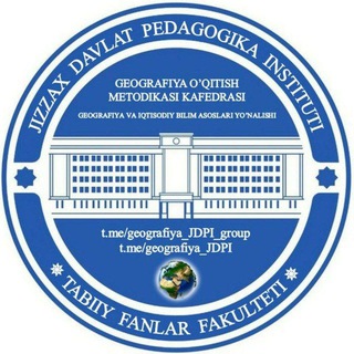 Telegram profile photo for GEOGRAFIYA JDPU