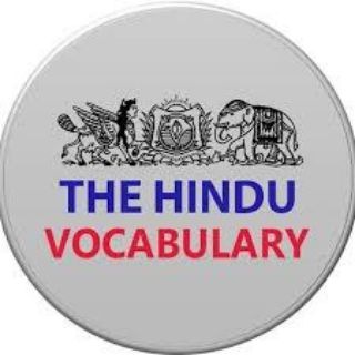 Telegram profile photo for " The Hindu Vocabulary" ™
