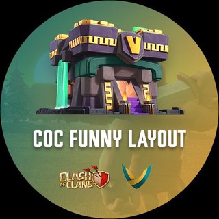 Telegram profile photo for Clash of Clans Funny Bases