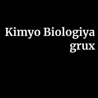 Telegram profile photo for Kimyo va Biologiyadan masalalar va ularni tahlili