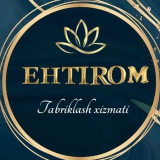Telegram profile photo for “EHTIROM” tabriklash xizmati