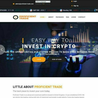 Telegram group profile photo for PROFICIENT-TRADE.COM INVESTMENT GROUP