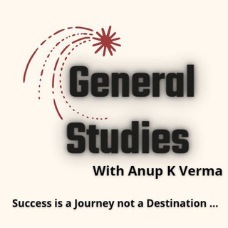 Telegram profile photo for General Studies with Anup K Verma