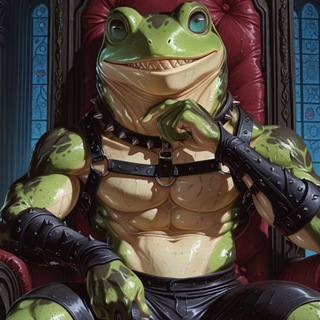 Telegram profile photo for Bad Froggman art