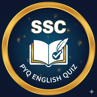 Telegram profile photo for SSC PYQ ENGLISH QUIZ