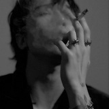 Telegram profile photo for smoking alone.🚬