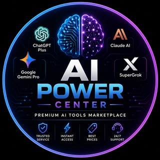 Telegram profile photo for AI POWER CENTER⚡️