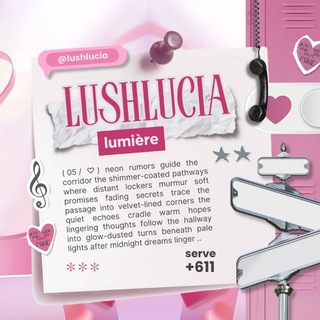Telegram profile photo for lushlucia. (OPEN.)