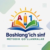Telegram profile photo for Boshlangʻich sinf metodik qoʻllanmalar 📚