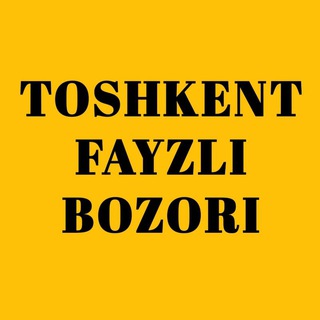 Telegram profile photo for TOSHKENT FAYZLI BOZORI