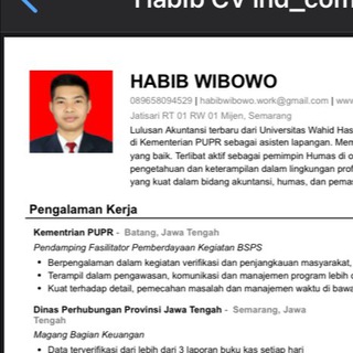 Telegram profile photo for Jasa Buat CV Profesional 20rb