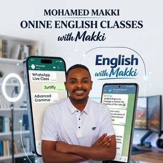 Telegram profile photo for English With Makki 👨🏫