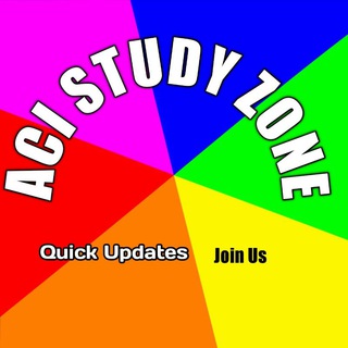 Telegram profile photo for ACI STUDY ZONE