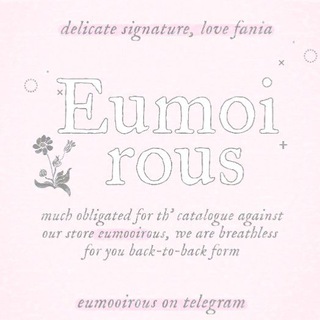 Telegram profile photo for ᐩ꯬ 〬 ꒰ eumoirous ♡ open!