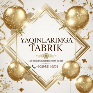 Telegram profile photo for YAQINLARIMGA TABRIK DIL IZHORLARIM❤️