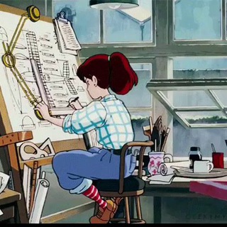 Telegram profile photo for basics of drawing “interior design” 👷♀️🏛