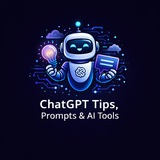 Telegram profile photo for ChatGPT Tips, Prompts & AI Tools