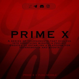 Telegram profile photo for PRIME X | PUBGM