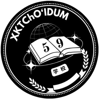 Telegram profile photo for 59-XKTCHO'IDU maktabi matbuot xizmati 🏣