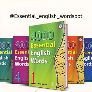 Telegram profile photo for 4000 Essential english words