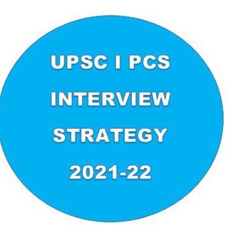 Telegram profile photo for UPSC INTERVIEW PREPARATION-2021-22