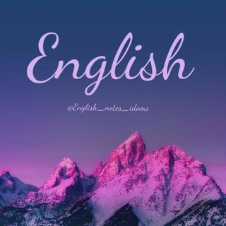 Telegram profile photo for English idioms اصطلاحات انگلیسی