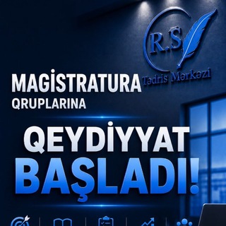 Telegram profile photo for R.S Tədirs Mərkəzi - Magistratura