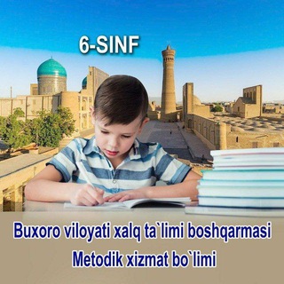 Telegram profile photo for Buxoro viloyati 6-sinf