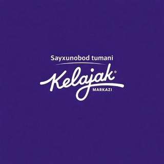 Telegram profile photo for Sayxunobod tuman "KELAJAK" markazi media va axborot xizmati