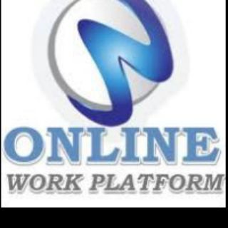 Telegram profile photo for ONLINE WORK PLATFORM
