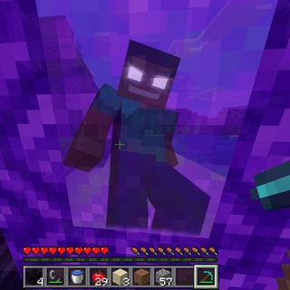 Telegram profile photo for herobrine netherportal