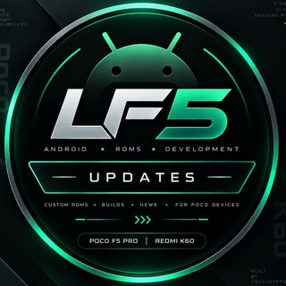 Telegram profile photo for LF5 | POCO F5 Pro | Updates