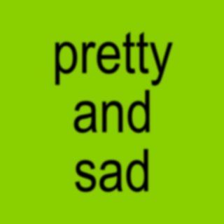 Telegram profile photo for pretty and sad