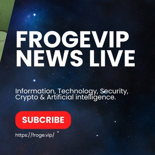 Telegram profile photo for FROGEVIP NEWS DROP🐸🦾🤖