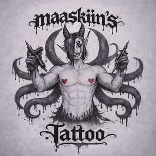 Telegram profile photo for maaskiin's tattoo