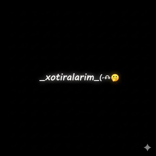 Telegram profile photo for _xotiralarim_🙂↔️