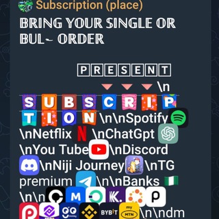Telegram profile photo for Subscription hub
