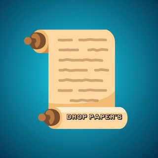 Telegram profile photo for Drop Paper's