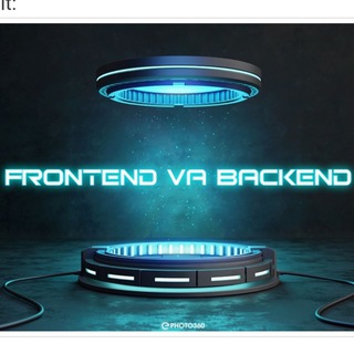 Telegram profile photo for Frontend va Backend