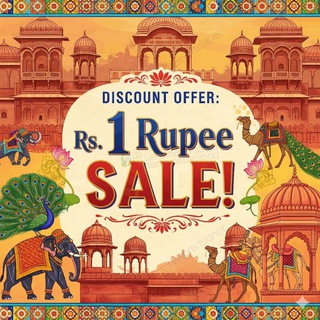 Telegram profile photo for 1 Rupees sale