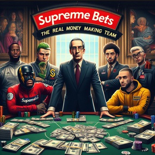 Telegram profile photo for SupremeBets | SportsBets💰🥂