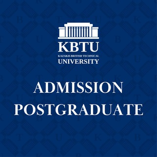 Telegram group profile photo for KBTU Postgraduate Admission Chat
