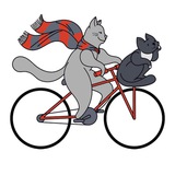Telegram profile photo for Два кота и велосипед