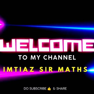 Telegram profile photo for Imtiaz Sir Maths🔥💪👍
