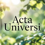 Telegram profile photo for ACTA UNIVERSI