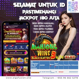 Telegram profile photo for INFO SLOT GACOR ONLINE WINSLOT